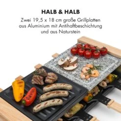 Chateaubriand Nuovo Raclette 1200W Aluminium / Stein 8 Personen Holz -Haushaltsgeräte 10032729 de 0003 logo