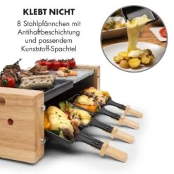 Chateaubriand Nuovo Raclette 1200W Aluminium / Stein 8 Personen Holz -Haushaltsgeräte 10032729 de 0004 logo