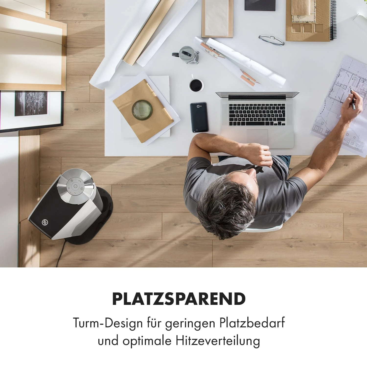 Hightower Heat Deluxe Heizlüfter Ventilator 2200W Thermostat 35°C 6 Hightower Heat Deluxe Heizlüfter Ventilator 2200W Thermostat 35°C – Bild 6