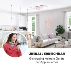 Wonderwall Smart Infrarotheizung 100x30cm App 300W Wochentimer IP24 -Haushaltsgeräte 10032785 de 0003 logo