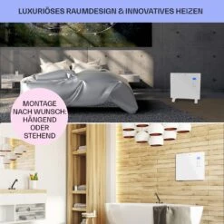 Norderney Konvektions-Heizgerät Thermostat Timer 1000W 20m² Weiß -Haushaltsgeräte 10032788 de 0007 usp