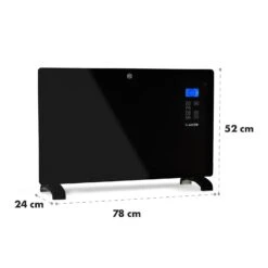 Norderney Konvektions-Heizgerät Thermostat Timer 2000W 30m² Schwarz -Haushaltsgeräte 10032789 yy 0008 logo