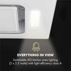 Hektor Dunstabzugshaube Einbau 52cm Abluft: 530 M³/h LED Touch Glas 15 Hektor Dunstabzugshaube Einbau 52cm Abluft: 530 M³/h LED Touch Glas -Haushaltsgeräte 10032862 uk 0006 logo Klarstein Hektor Dunstabzugshaube Einbau weiss