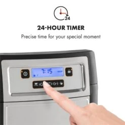 Aromatica II Kaffeemaschine, Mahlwerk, 1,25 L, Silber -Haushaltsgeräte 10032872 yy 0005 logo Klarstein Aromatica II Kaffeemaschine silber