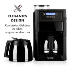 Aromatica II Set Kaffeemaschine, Mahlwerk, 1,25 L, Schwarz -Haushaltsgeräte 10032874 de 0003 logo