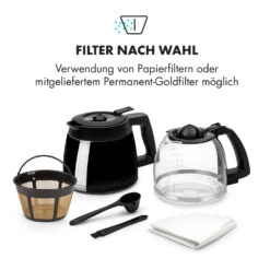Aromatica II Set Kaffeemaschine, Mahlwerk, 1,25 L, Schwarz -Haushaltsgeräte 10032874 de 0004 logo