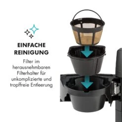 Aromatica II Set Kaffeemaschine, Mahlwerk, 1,25 L, Schwarz -Haushaltsgeräte 10032874 de 0007 logo