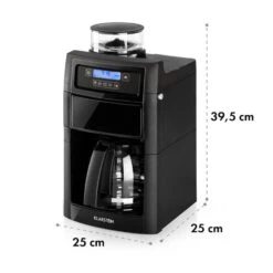 Aromatica II Set Kaffeemaschine, Mahlwerk, 1,25 L, Schwarz -Haushaltsgeräte 10032874 yy 0011 logo Klarstein Aromatica II Duo Kaffeemaschine schwarz reedit