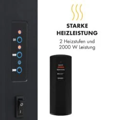 Lausanne Vertical Elektrischer Kamin 1000 Oder 2000W Feuerillusion -Haushaltsgeräte 10032892 de 0004 logo