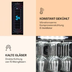 Bellevin 62 Weinkühlschrank 56 Flaschen 5-20°C EEC G -Haushaltsgeräte 10032923 de 0005 logo