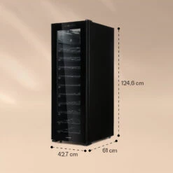 Bellevin 62 Weinkühlschrank 56 Flaschen 5-20°C EEC G -Haushaltsgeräte 10032923 yy 0006 logo