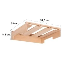 Barossa 77D Weinglas-Regal Zubehör Regalboden Für Weingläser Echtholz -Haushaltsgeräte 10032964 yy 0005 logo Klarstein Barossa 77D Weinglas Regal