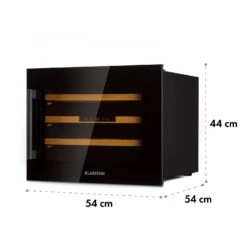 Vinsider 24 Built-In Uno Onyx Einbau-Weinkühlschrank 24 Flaschen 57 L -Haushaltsgeräte 10032965 yy 0011 dimensions