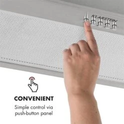 Down Under Dunstabzugshaube Einbau 60cm Abluft: 590 M³/h LED Edelstahl -Haushaltsgeräte 10032975 uk 0005 logo Klarstein Down Under Dunstabzugshaube Einbau 60cm