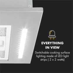 Down Under Dunstabzugshaube Einbau 60cm Abluft: 590 M³/h LED Edelstahl -Haushaltsgeräte 10032975 uk 0006 logo Klarstein Down Under Dunstabzugshaube Einbau 60cm