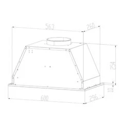 Down Under Dunstabzugshaube Einbau 60cm Abluft: 590 M³/h LED Edelstahl -Haushaltsgeräte 10032975 yy 0007 logo Klarstein Down Under Dunstabzugshaube Einbau 60cm