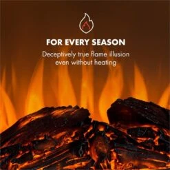 Aosta Light & Fire Elektrischer Kamin 1000/2000W Fernbedienung -Haushaltsgeräte 10033000 yy 0008 logo Klarstein Aosta Light Fire Elektrischer Kamin