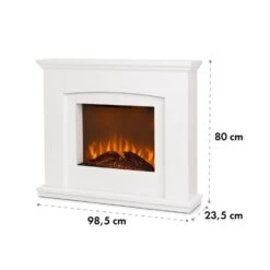 Aosta Light & Fire Elektrischer Kamin 1000/2000W Fernbedienung -Haushaltsgeräte 10033000 yy 0009 logo Klarstein Aosta Light Fire Elektrischer Kamin