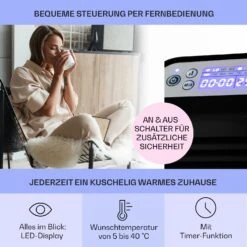 Hot Spot Slimcurve Heizgerät 80x40cm 40m² 2000W 5-40°C LED IP24 -Haushaltsgeräte 10033017 de 0003 usp