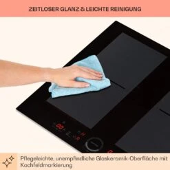 Delicatessa 60 Einbaukochfeld Induktion 4 Zonen 7000W Glaskeramik -Haushaltsgeräte 10033021 de 0008 usp