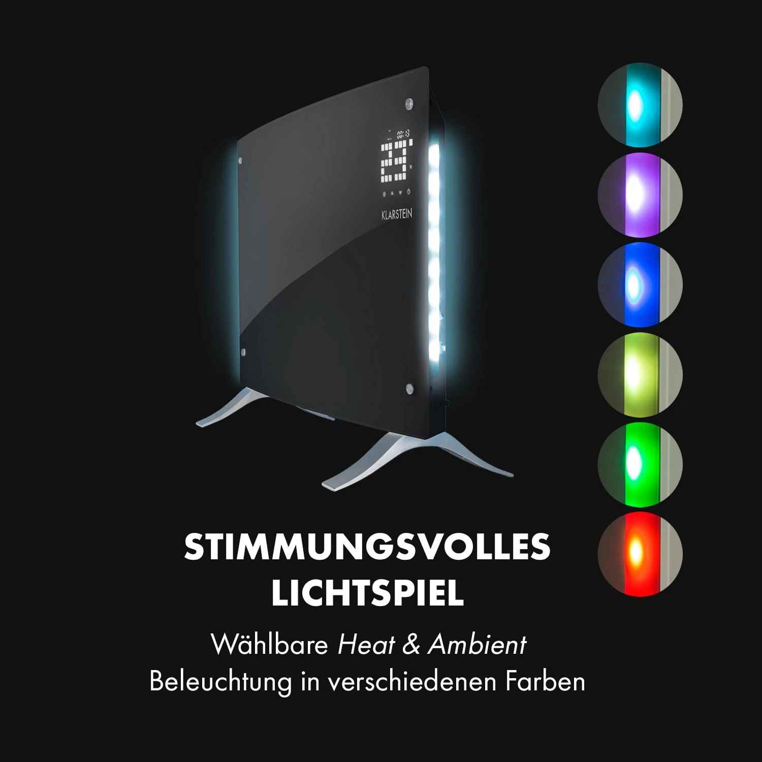 Bornholm Curved Ambient Konvektions-Heizgerät 1000/2000 W 5 Bornholm Curved Ambient Konvektions-Heizgerät 1000/2000 W – Bild 5