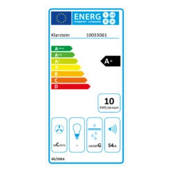 Full House Down Air System Induktionsherd + Dunstabzugshaube Schwarz -Haushaltsgeräte 10033061 energy label