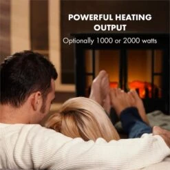 Innsbruck Elektrischer Kamin 1000/2000W Thermostat -Haushaltsgeräte 10033092 yy 0003 logo Electric Fireplace Black YH15