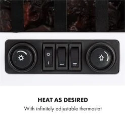 Graz Elektrischer Kamin 1000/2000W Thermostat PanoramaView -Haushaltsgeräte 10033095 yy 0005 logo Klarstein Graz Elektrischer Kamin weiss