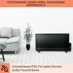 Wallander Ölradiator 1000W Thermostat Ölheizung Ultraflach Schwarz 13 Wallander Ölradiator 1000W Thermostat Ölheizung Ultraflach Schwarz -Haushaltsgeräte 10033103 de 0007 usp