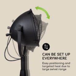 Heatspot Terrassenheizstrahler 900/1200/2100 W IR ComfortHeat -Haushaltsgeräte 10033104 uk 0006 logo Blumfeldt Heatspot Terrassenheizstrahler schwarz reedit V2