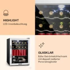 Beersafe XL Mix It Edition Kühlschrank 60 Ltr 4 Böden Panoramaglastür 12 Beersafe XL Mix It Edition Kühlschrank 60 Ltr 4 Böden Panoramaglastür -Haushaltsgeräte 10033120 de 0004 logo