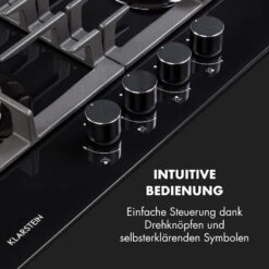 Ignito 4 Zonen Gaskochfeld 4-flammig Sabaf-Brenner Glaskeramik Schwarz 12 Ignito 4 Zonen Gaskochfeld 4-flammig Sabaf-Brenner Glaskeramik Schwarz -Haushaltsgeräte 10033132 de 0004 logo