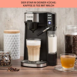 Baristomat 2-in-1-Heißgetränkeautomat Kaffee Tee Milchschaum -Haushaltsgeräte 10033138 de 0004 usp