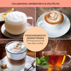 Baristomat 2-in-1-Heißgetränkeautomat Kaffee Tee Milchschaum -Haushaltsgeräte 10033138 de 0007 usp