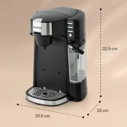 Baristomat 2-in-1-Heißgetränkeautomat Kaffee Tee Milchschaum -Haushaltsgeräte 10033138 yy 0008 dimensions