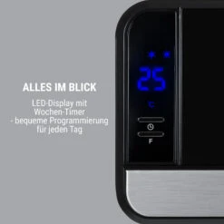 Wallkyrie Wandheizgerät 1000W/2000W 10 - 49 °C Thermostat Schwarz -Haushaltsgeräte 10033139 de 0003 logo