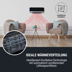 Wallkyrie Wandheizgerät 1000W/2000W 10 - 49 °C Thermostat Schwarz -Haushaltsgeräte 10033139 de 0004 logo