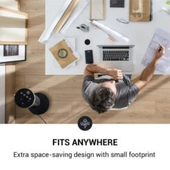 Heat Spike Turmheizgerät 1200/2200W 8h-Timer Thermostat Schwarz -Haushaltsgeräte 10033141 yy 0003 logo oneConcept Heat Spike Turmheizgeraet schwarz