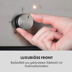 Kalahari Elektrischer Einbaubackofen 2300W 7 Funktionen Schwarz -Haushaltsgeräte 10033187 de 0004 logo