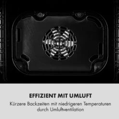 Kalahari Elektrischer Einbaubackofen 2300W 7 Funktionen Schwarz -Haushaltsgeräte 10033187 de 0007 logo