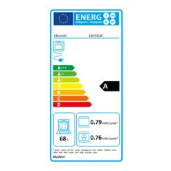 Kalahari Elektrischer Einbaubackofen 2300W 7 Funktionen Schwarz -Haushaltsgeräte 10033187 energy label