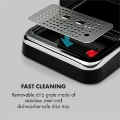 Espressionata Gusto Espressomaschine 1100W 15 Bar Druck Schwarz -Haushaltsgeräte 10033209 yy 0006 logo Klarstein Espressionata Gusto Espressomaschine