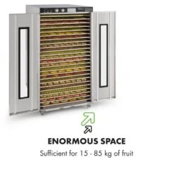 Master Jerky 24 Dörrautomat 5850W 40-90 °C 15h-Timer Edelstahl Silber -Haushaltsgeräte 10033214 yy 0007 logo Klarstein Master Jerky 24 Doerrautomat silber