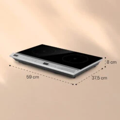 MisterCook Duo Kochplatte Infrarot 3000W 90-650°C Abschalttimer -Haushaltsgeräte 10033283 yy 0006 logo