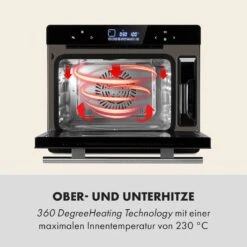 MasterFresh Dampfbackofen 230°C 24l Touch-Bedienfeld Schwarz 14 MasterFresh Dampfbackofen 230°C 24l Touch-Bedienfeld Schwarz -Haushaltsgeräte 10033284 de 0004 logo
