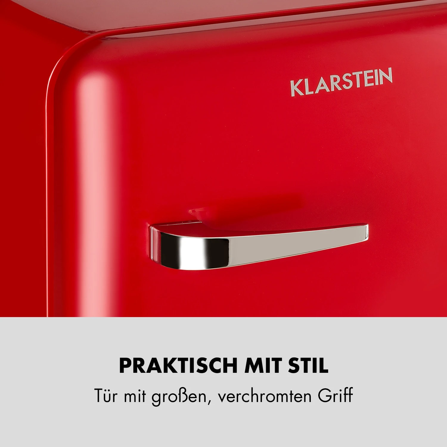 Audrey Mini Retro-Kühlschrank 48l 2 Ebenen 4 Audrey Mini Retro-Kühlschrank 48l 2 Ebenen – Bild 4