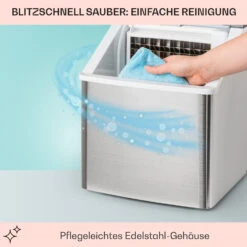 Clearcube Eiswürfelmaschine Klareis 13kg/24h Edelstahl Schwarz -Haushaltsgeräte 10033350 de 0005 usp