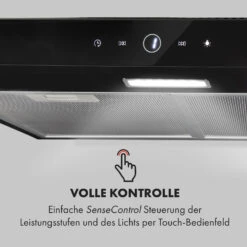 Contempo Neo Unterbau-Abzugshaube 60cm 175m³/h Edelstahl LED Acryl -Haushaltsgeräte 10033471 de 0008 logo