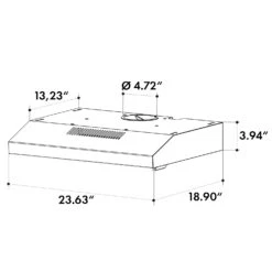 Contempo Neo Unterbau-Abzugshaube 60cm 175m³/h Edelstahl LED Acryl -Haushaltsgeräte 10033471 uk 0009 logo