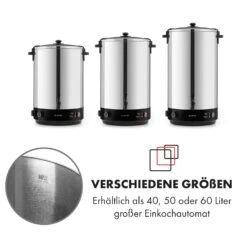 KonfiStar 50 Einkochautomat Getränkespender 2500W 50L Edelstahl -Haushaltsgeräte 10033525 de 0009 logo